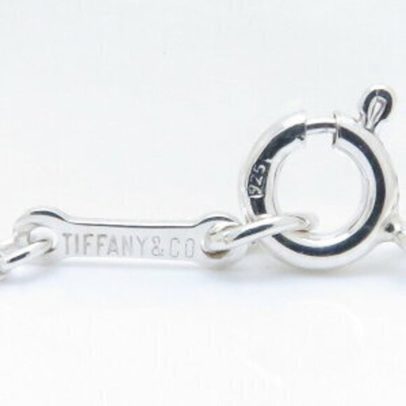 Tiffany Double Loop Necklace Silver Pendant - Picture 4 of 7